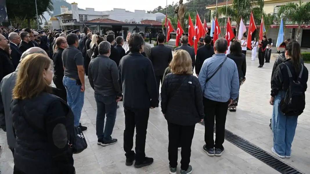 Kemer’de 10 Kasım Töreni: Atatürk Ebediyete Uğurlanışının 87’nci Yılında Anıldı 5